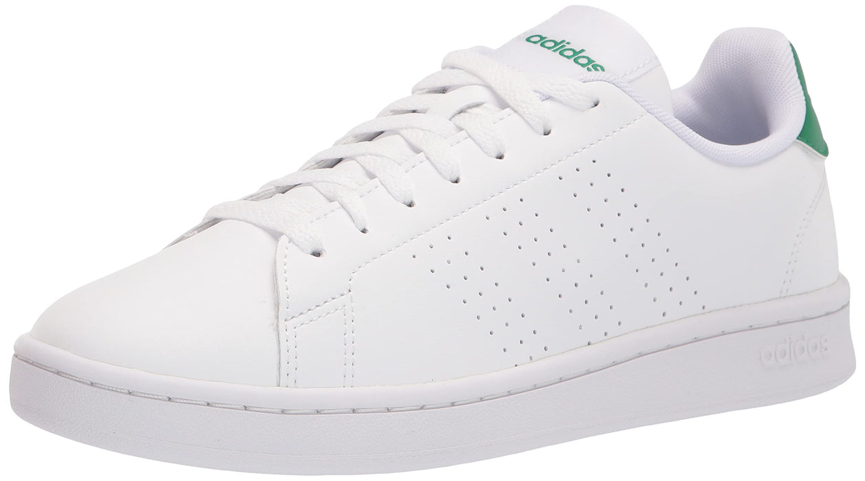 adidas Advantage Men’s Sneakers – Cloud White / Collegiate Green, Low-Top Casual Shoe