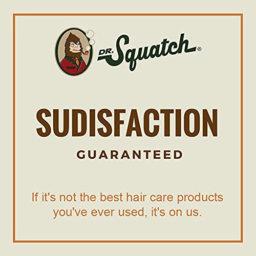 Dr. Squatch Cypress Coast Men’s Shampoo – Natural Moisturizing Shampoo for Healthy, Full, Hydrated Hair – 12oz