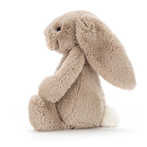 Jellycat Bashful Beige Bunny – Soft Plush Toy (Small 7” & Medium 12”)