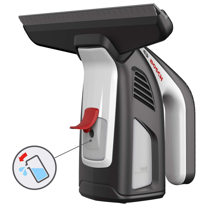 Bosch GlassVAC Cordless Window Vacuum Cleaner – Rechargeable Battery Powered Streak-Free Cleaning