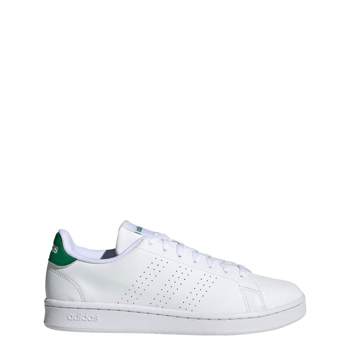 adidas Advantage Men’s Sneakers – Cloud White / Collegiate Green, Low-Top Casual Shoe