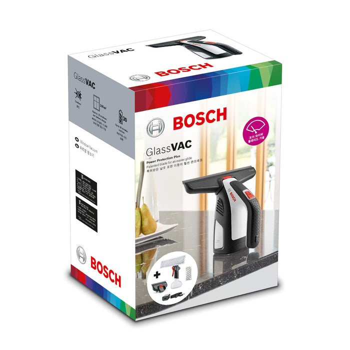 Bosch GlassVAC Cordless Window Vacuum Cleaner – Rechargeable Battery Powered Streak-Free Cleaning