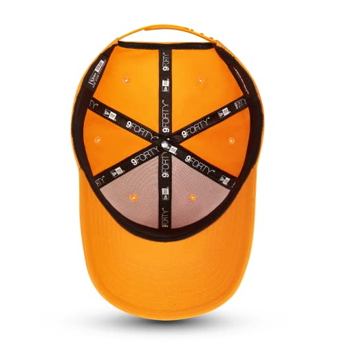 McLaren F1 Essentials Logo Cap – Curved Peak Adjustable Snapback Hat by New Era (Multiple Colors)