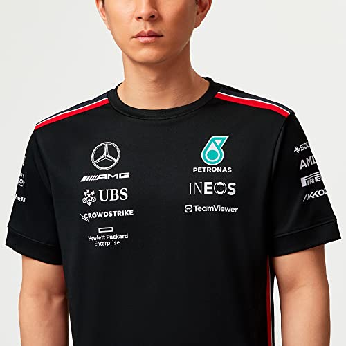 Mercedes AMG Petronas Formula One Team - 2023 Team T-shirt - Black - Men - Size: L