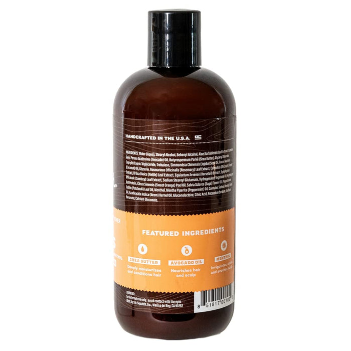 Dr. Squatch Cool Citrus Conditioner 12oz – Natural Men’s Hair Conditioner with Peppermint & Calendula for Dry Scalp, Hydration & Strength
