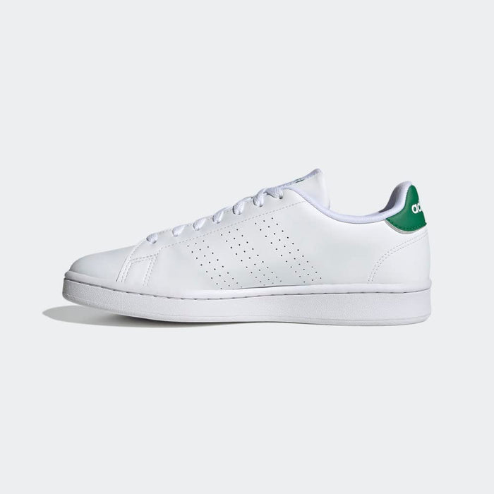 adidas Advantage Men’s Sneakers – Cloud White / Collegiate Green, Low-Top Casual Shoe