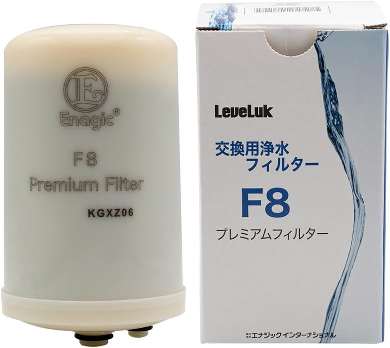 Enagic F8 Water Filter Cartridge for Leveluk K-8 – Premium Replacement (1 Pack, Made in Japan)