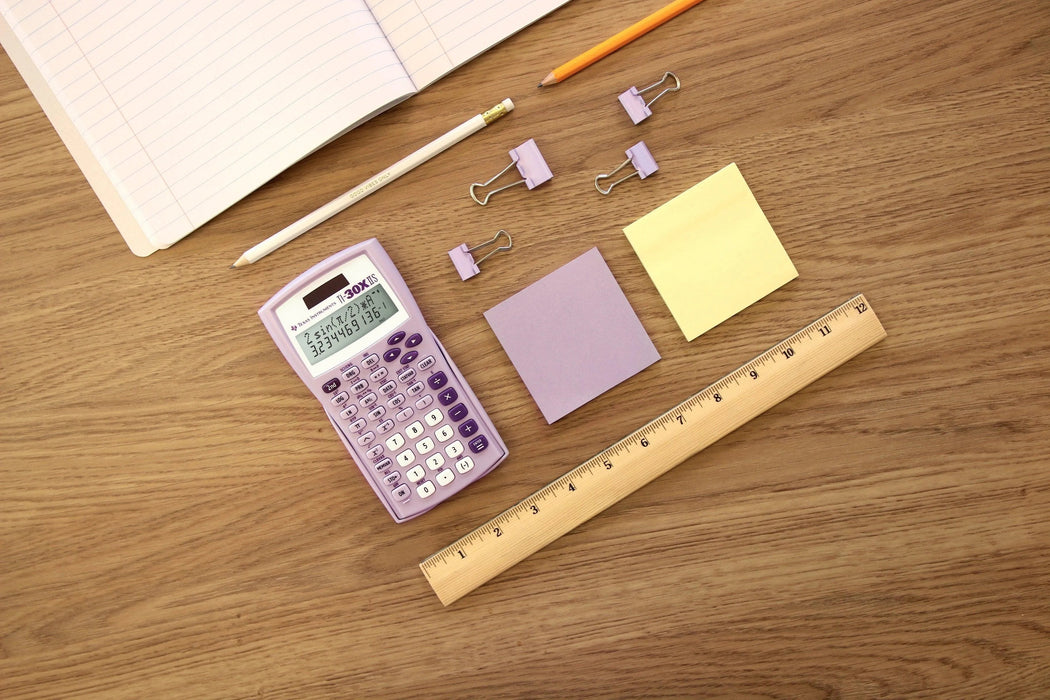 Texas Instruments TI-30X IIS 2-Line Scientific Calculator, Lavender